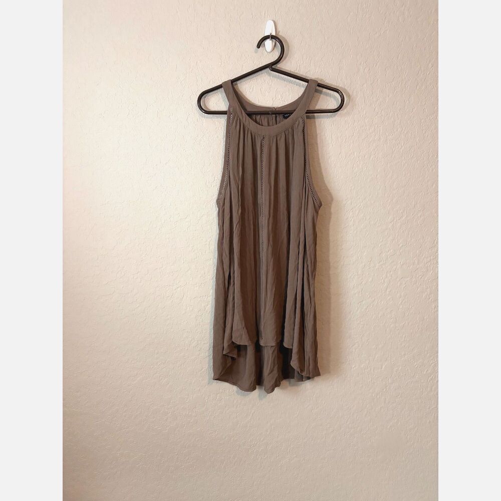 Torrid halter style tunic blouse light brown Torrid Size 3